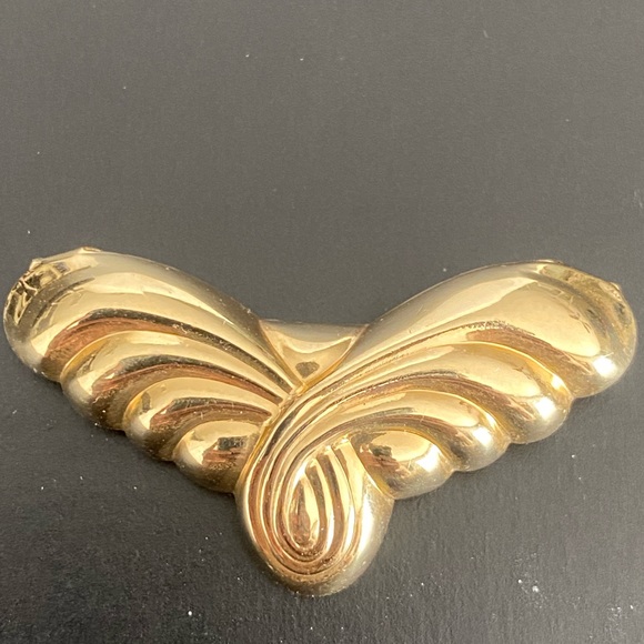 Beautiful Exquisite Solid 14K Gold Angel Wings/Butterfly Pendant Slide. Unique! - Picture 8 of 12